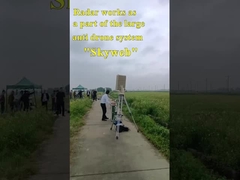 Capacità di classificazione del bersaglio Radar a bassa altitudine ad alta precisione con tracciamento di più bersagli